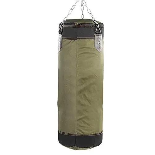 Produktbild: 01 02 015 Leerer Boxsack, Boxsack Fitness Sandsäcke Langlebig für Fitnessstudio zum Kickboxen für Zuhause zum Training(Grün, 60CM)