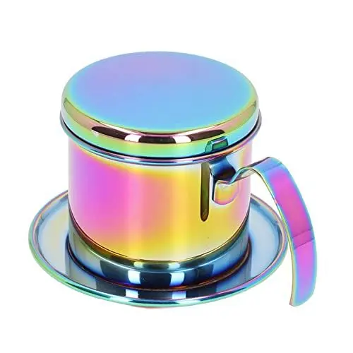 Produktbild: 01 02 015 Tropfkaffeemaschine, vietnamesische Kaffeekanne Hand machen traditionell bunt für Cafe