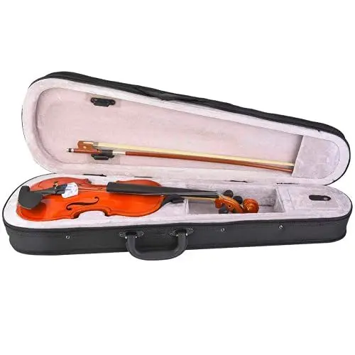 Produktbild: 01 Musikinstrument, Akustische Violine geschnitzt für Kinder für Anfänger für Kinder(1/4)