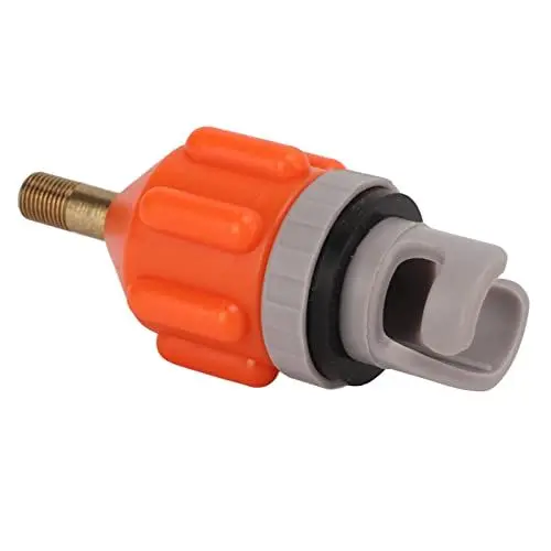 Produktbild: 01 Ventilanschluss, Ventiladapter Bessere Nutzungserfahrung Einfacher Umbau Bequemer Umbau für Schlauchboote für Flussflöße(Orange)
