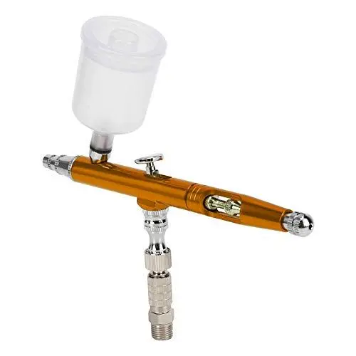 Produktbild: 0,3 Mm Malerei Airbrush Pistole Mini Set Tail Externe Einstellung DIY Spray Tool 20CC/40CC (Gold)