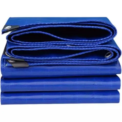 Produktbild: YSUEFIJO 0.45mm PVC Premium Abdeckplane, Abdeckplane mit Ösen Wasserdicht, Wasserdicht Plane für AußEnbereich, Tarp Gewebeplane Planen Vordächer, für Gartenmöbel, Bauplane
