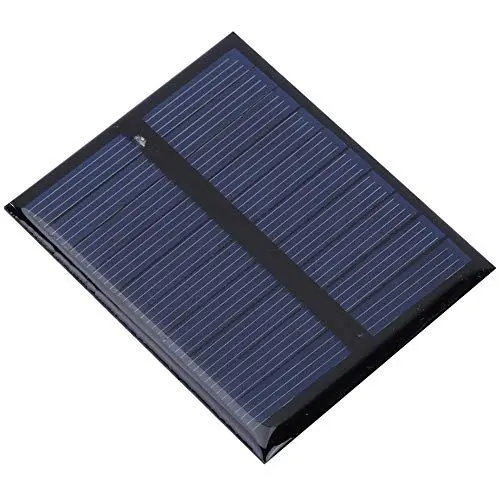 Produktbild: 0,5 W 5 V Solarpanel, tragbares Solarladegerät, polykristallines Silizium-Panel, hocheffizientes Modul, Photovoltaik-Stromversorgung für verschiedene Elektrogeräte mit geringem