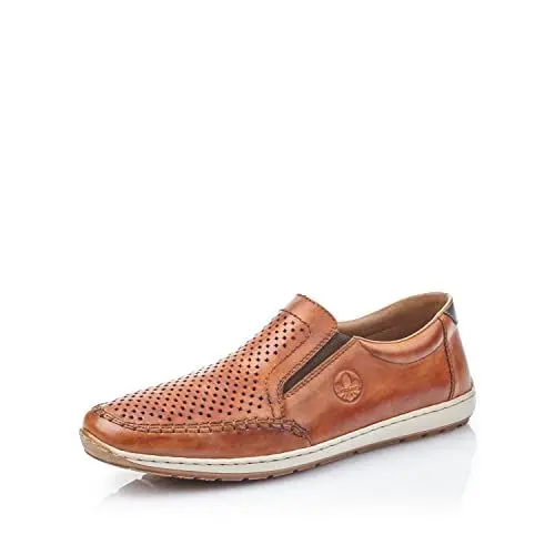 Produktbild: Rieker 08868 FSK Herren Halbschuhe Peanut/Peanut/pazifi Gr. 43