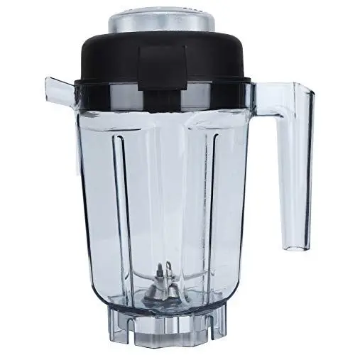 Produktbild: 0,9L Transparenter Mixer Behälter mit Edelstahlklingen Ersatzteile für Container 32oz, 25,5 x 21 x 13 cm
