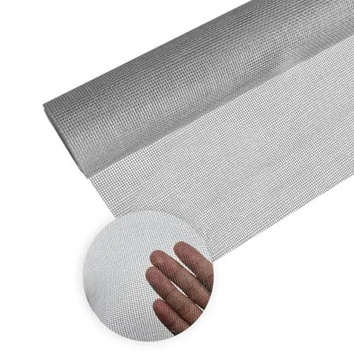Produktbild: 0XBIT Fiberglas Fliegengitter, 150 X 200 cm Graues Insektengitter Fenster, 17 Mesh Fliegengitter Rolle, Gute Sicht, für Schlafzimmer, Wohnzimmer und Küchentüren und Fenster