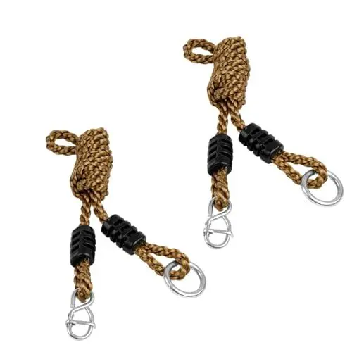 Produktbild: 0XBIT Schaukelseile, 2 Stück Verstellbare Seil für Schaukel, 1,8 m Verschleißfestes Seil Schaukel, Belastbar 300 kg, Chnell und Einfach Aufzuhängen, für Hängematte, Camping, Schaukel