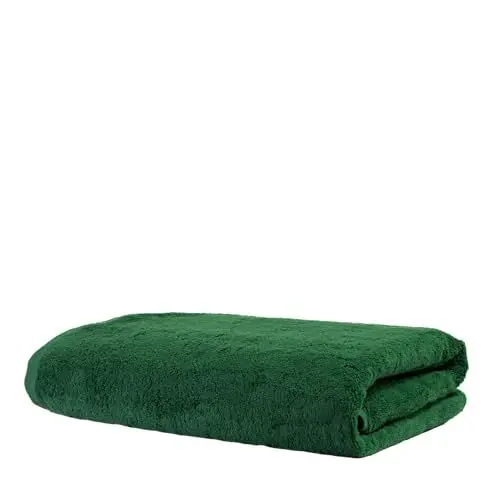 Produktbild: 1 Badetuch 90x180 cm | Handtuch Groß Groß | Frottee Weich & Flauschig | 100% Baumwolle | Saunahandtuch Saunatuch Badehandtuch Duschtuch XXL | 500 g/m² | Oeko-Tex | Ôhm | Grün