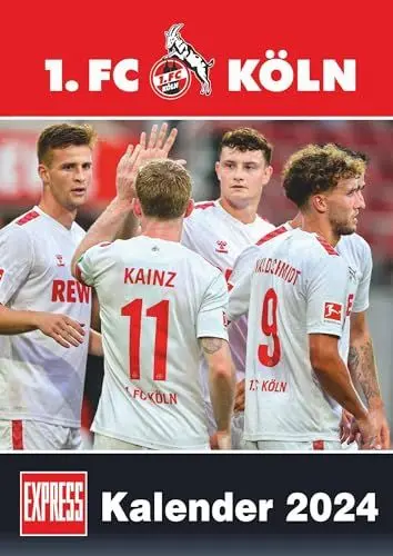 Produktbild: 1. FC Köln 2024 - Fußball-Kalender - Express-Fankalender - Wandkalender 29,7 x 42 cm