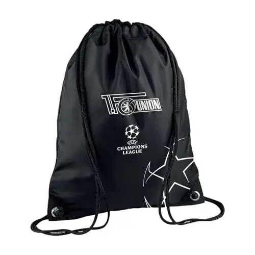 Produktbild: 1. FC UNION Berlin Turnbeutel Beutel Rucksack Schwarz I Königsklasse 2023/2024