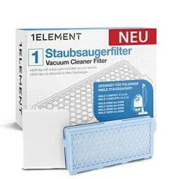 Produktbild: 1 Filter für Miele Staubsauger (Compact C1 & C2, Complete C2 & C3, S8340) – 1 HEPA Filter und 1 Motorfilter für Allergiker gegen Feinstaub und Gerüche (S4000, S5000, S6000 & S8000 Series) 2022