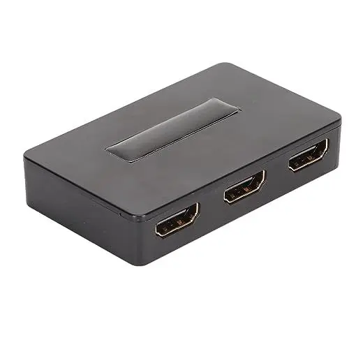 Produktbild: 1 In 2 Out HDMI Splitter Splitter, 4K 30Hz Full HD 1080P, für 360, für One, für PS3, für PS4, TV, Projektoren, für Videokonferenzen