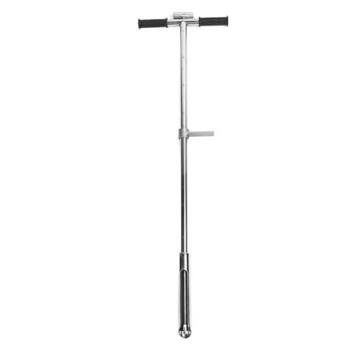 Produktbild: 1 M/38 Mm Bodenprobensonde, Edelstahl-Bodenprobennehmer, T-Griff, Bodenprobennehmer-Werkzeug mit Auswerfer-Fußpedal für die Probenahme Im Rasen, Garten, Bauernhof