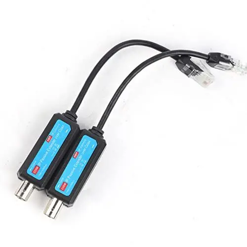 Produktbild: IP-über-Koax-MOCA-Adapter 17×9×3 1 Paar 10 100 Mbit/s 1 Kanal Passiver IP-Koaxial-Sender-Empfänger-Extender IP-NVR-Kamera-Koax-Ethernet-Koax