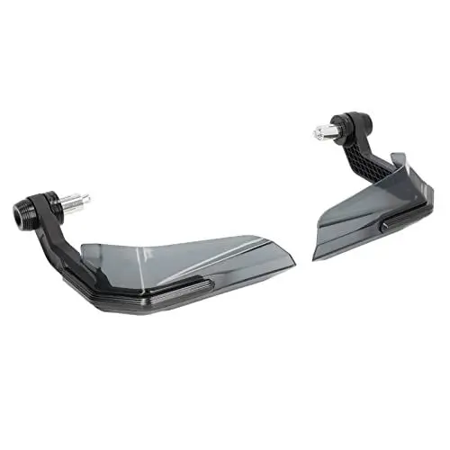 Produktbild: 1 Paar 22mm Motorrad Handschutz Aluminiumlegierung und ABS Handschutz Universal für die Meisten Motorräder Chopper Scooter(Schwarz)