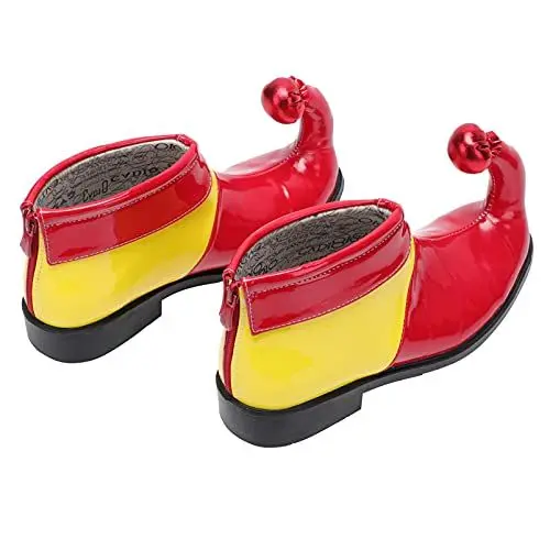 Produktbild: 1 Paar Clown Lustige Schuhe Dekorative Clownstiefel Zubehör Für Erwachsene Elfen Elfenstiefel Gnom Kostüm Elf Film Schuhe Halloween-Schuhe Elf Schuhe Gummi Schuhschutz Damen