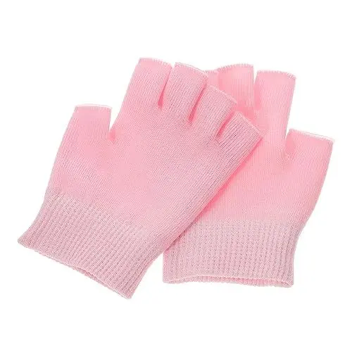 Produktbild: 1 Paar Fäustlinge Kinder Feuchtigkeitsspendende Handschuhe Aus Baumwolle Fingerlose Feuchtigkeitsspendende Handschuhe Collagen-gesichtsmaske Maniküre-handschuhe Mischen Lotion