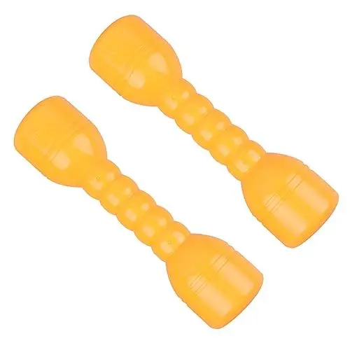 Produktbild: GOOHOCHY 1 Paar Handübungsspielzeug Für Jungen Und Mädchen Kunststoff-hanteln Für Babys Phonic-funktion Gelb Alter 3