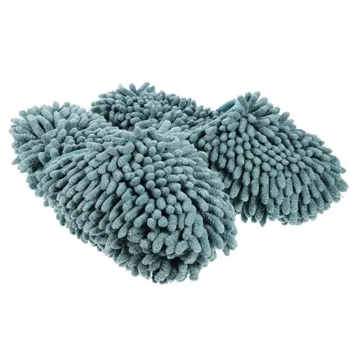 Produktbild: 1 Paar Kehrende Hausschuhe Mikrofaser-mopp-Hausschuhe Hausschuhe Wischen Lustige Mop-Schuhe Hausschuhe Zum Polieren Von Fegende Staubpantoffeln Schuhe Putzen Chenille Sauber
