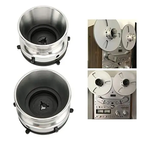Produktbild: 1 Paar NAB-Hub-Adapter aus poliertem Aluminium, 10-Zoll-Öffner, universeller Ladevorrichtungs-Verlängerungskabel-Organizer für ReVox