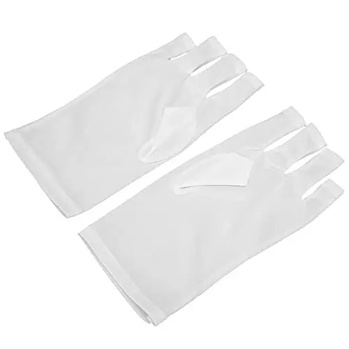 Produktbild: 1 Paar Nail Art Handschuhe - Anti‑UV Fingerlose Handschuh LED Nail Art Aushärtelampe Schutzhandschuh Maniküre UV Shield Handschuh Nail Art Hautpflegehandschuh(02)