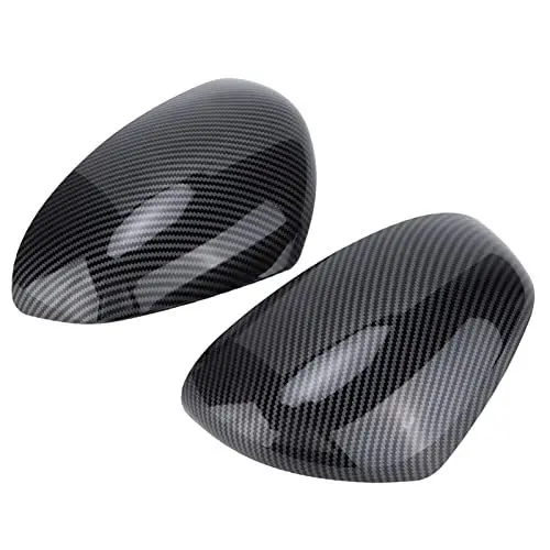 Produktbild: 1 Paar Rückspiegelabdeckung Kappe Flügelspiegelabdeckung, Rückspiegelkappen Zum Aufkleben des Schutzgehäuses Als Ersatz für Smart Fortwo für Forfour 453 2015-2021 (Kohlefaser-Stil)