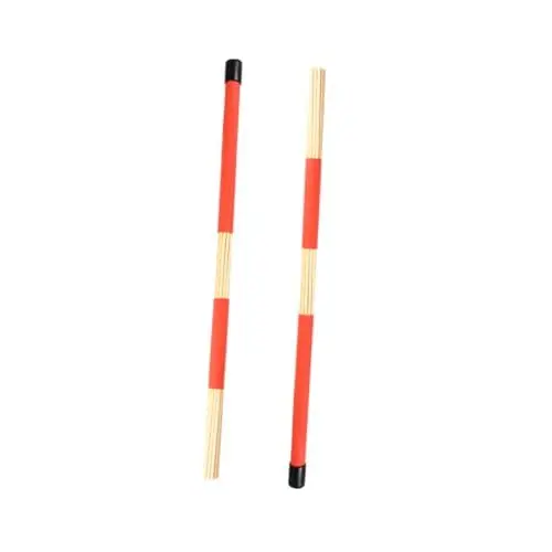 Produktbild: 1 Paar Schlagzeug Trommelstöcke hölzern Jazz Drum Sticks professionelles Zubehör Holzbalkenstöcke Jazz-Drum-Besen Trommelbürstenstöcke Haupt Trommelstock Haufen Stöcke Bambus