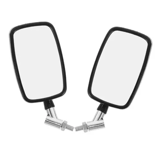 Produktbild: 1 Paar Spiegel Motorradspiegel-lenker Universelle Motorradspiegel Halterungen Für Motorradspiegel Rollerspiegel Spiegel Für Motorradzubehör Silver Aluminiumlegierung TINEASUR