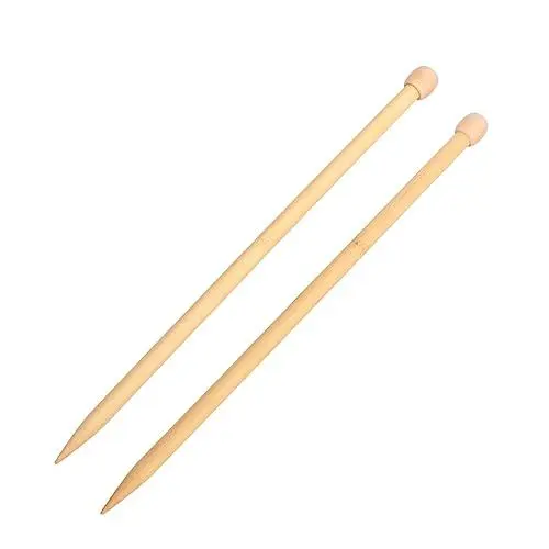 Produktbild: IWOWHERO Stricknadel-set Häkelnadeln Nadel 10 Mm Aus Holz Strickwerkzeuge für Pullover Hüte Schals