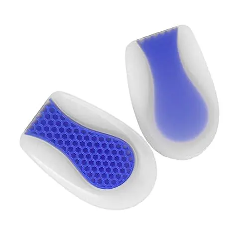 Produktbild: Mobestech Silikon-einlegesohlen für Schuhe Halbe Größe Fersenkissen Absorption Zur Linderung Von Müdigkeit