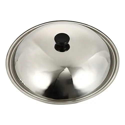Produktbild: 1 Pc Pan Deckel Topf Abdeckung Edelstahl Wok Abdeckung Universal Pfannen Töpfe Deckel Abdeckung für Home Restaurant (33.2CM)