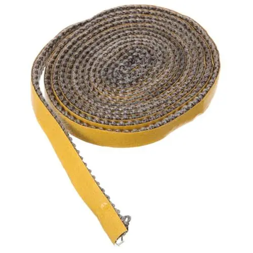 Produktbild: 1 Rolle Dichtung für Holzofen Kaminofen Dichtung dichtungsband für kaminofen Ofendichtung Türdichtungsdichtung flaches Dichtungsband Glas Plugin Isoliermaterialien Herd Türmatte