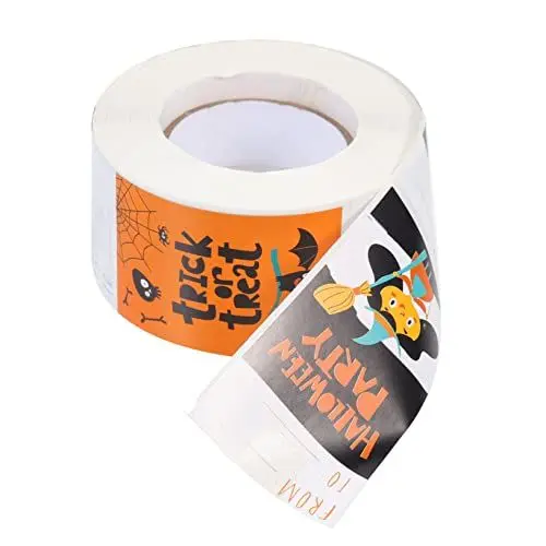 Produktbild: CANIGHT 1 Rolle Halloween Verschlussaufkleber Party Süßigkeitentüten Etiketten Dekorative Aufkleber Für Halloween Geschenkaufkleber