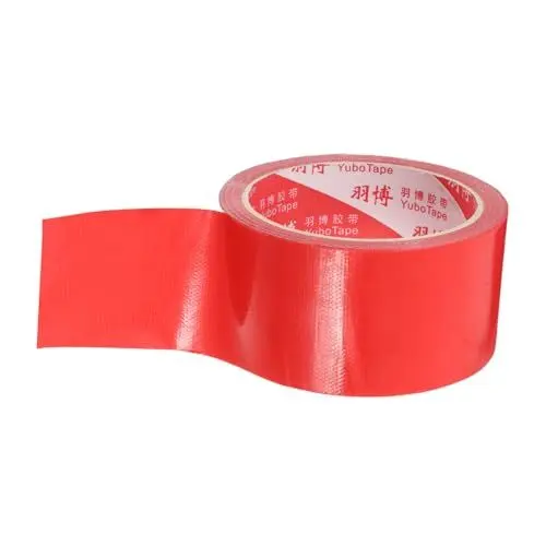 Produktbild: 1 Rolle Hochleistungs-klebeband in Rot Für Zeltreparatur Farbiges Teppichkantenband Regenbogenband