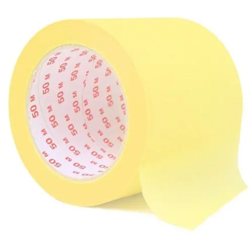 Produktbild: 1 Rolle Malerband oder Malerkrepp für professionelle Malerarbeiten, 50m x 100mm