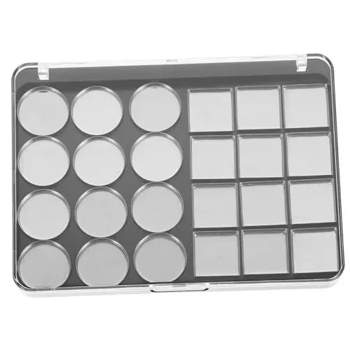 Produktbild: LALADEFIEE Aufbewahrungsschale Für Lidschatten Leere Lidschattenpalette Mit Pfännchen Make-up-behälter Für Damen