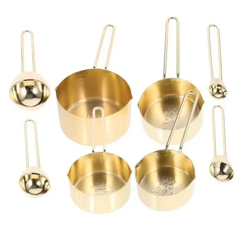 Produktbild: Ciieeo 1 Set Backmesslöffel Set Backwerkzeuge 430 Edelstahl Kind Roségold