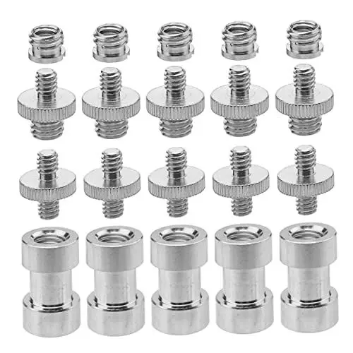 Produktbild: jojofuny Rüsten Sie Ihr Rig Auf 1 Set 1/4 Auf 3/8 Kamera-schraubenmontage-Adapter-kit Gewindeschrauben-konverter Für Fotofreiheit