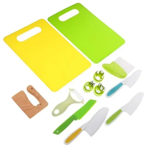 Produktbild: 1 Satz Küchenspielset Für Kleinkinder Küchenspielzeug Zubehör Für Küchenspielsets Für Kleinkinder Spielzeugküche Für Kinder, Spielset Kochmesser Für Kleinkinder Küche Spielset Holz BESTonZON