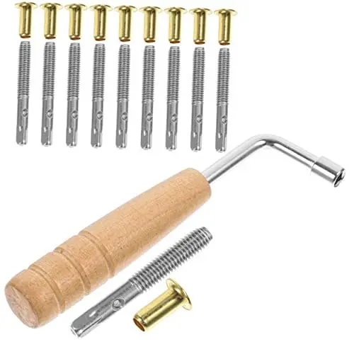 Produktbild: SAFIGLE Klaviersaiten-set Lyra-drehstift Nagel Harfen-zubehör Stimmschlüssel Lyra-stift Nagel Reparaturzubehör