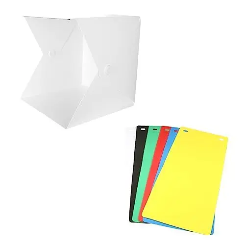 Produktbild: Gadpiparty 1 Satz Lichtkasten led ligts led-Light Fotografie-Ausrüstung Zusammenklappbar Colours dirdnl fotoapparat bkag Beleuchtung bilderrahmen Mini Suite Fotobox Softbox Abs Weiß