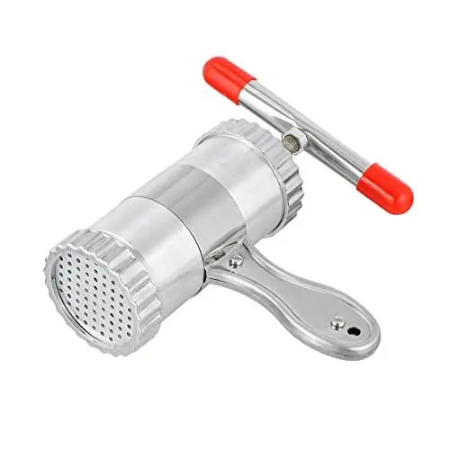 Produktbild: 1 Satz Nudelmaschine Hand Presse Pasta Maker Manuelle Nudel Maschine Spaghettieispresse Nudel Maker Hand Drücken Noodle Maker Handdruck Küchenwaren Aluminiumlegierung