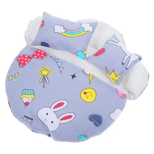 Produktbild: HOOTNEE Mini Puppen Schlafsack Satz Aus Polyester Kompakter Puppenschlafsack Wiederverwendbar Für Spielzeugzubehör Dekorativ Für Kleine Puppen