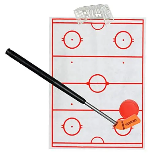 Produktbild: 1 Satz Spielzeug Hockey Hockeyspielteile Eishockey Zubehör Knie Hockeyschläger Eishockey-Pucks Hockey-Teile Spielzeuge Eishockey Ersatz Tischhockey Verein Spielzeugball PVC