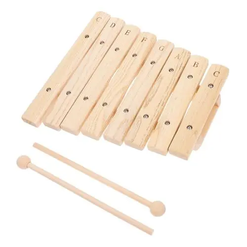 Produktbild: 1 Satz Xylophon für die frühe Bildung Musikalisches Klopfspielzeug Vorschulmusikspielzeug Holzxylophon Kinderinstrument Kinder frühes Lernspielzeug Perkussionsspielzeug für Kinder UPKOCH
