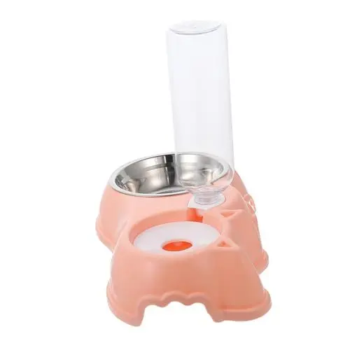 Produktbild: 1 Satz Zubringer stainless steel inoxlm futterautomat für mehrere Katzen dog bowls famaliguy trinkwasserbrunnen für Katzen pet bowl automatisch Wasserspender Trinkbrunnen Plastik