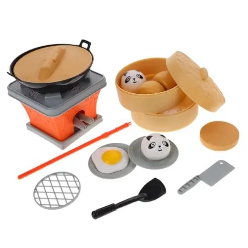 Produktbild: 1 Set Mini Küchen Set B Mini Kinderspielzeug Kleines Kochgeschirr Küchenspielzeug Küchen Rollenspielzeug Küchen Spielspielzeug Kochgeschirr Kognitives Küche Vaguelly