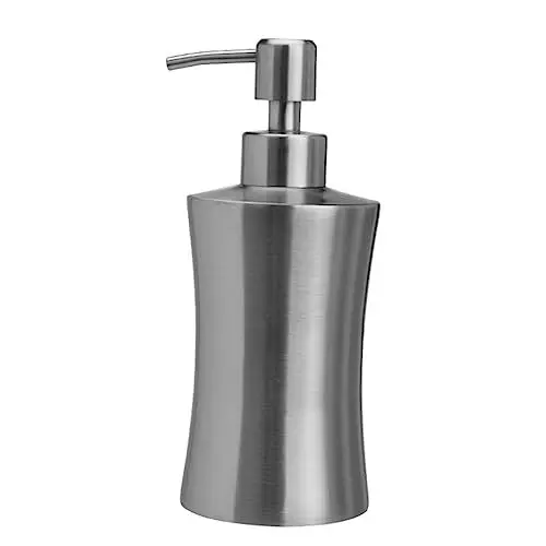 Produktbild: 1 Stück 304 edelstahlflasche druckluftverteiler Shampoo Flasche Lotion Bottle Hand sanitizer dekofenster flüssigseife Shampoo-Flasche Seifenflasche Taille Lotionsflasche Flaschen