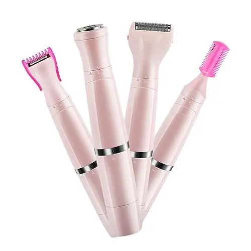 Produktbild: 1 Stück 4 1 waschbare lady shaver Elektrorasierer für das Gesicht der Frau elektrischer Trimmer für Damen Gesichtsrasierer Privater Rasierer Achsel Trimmer gewaschen Rasierapparat