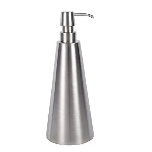 Produktbild: 1 Stück 800 ml sichere Handdesinfektionsmittel-Pumpflasche mit großem Fassungsvermögen, Edelstahl-Pumpe, Seifenspender, Arbeitsplatte, Badezimmer-Zubehör